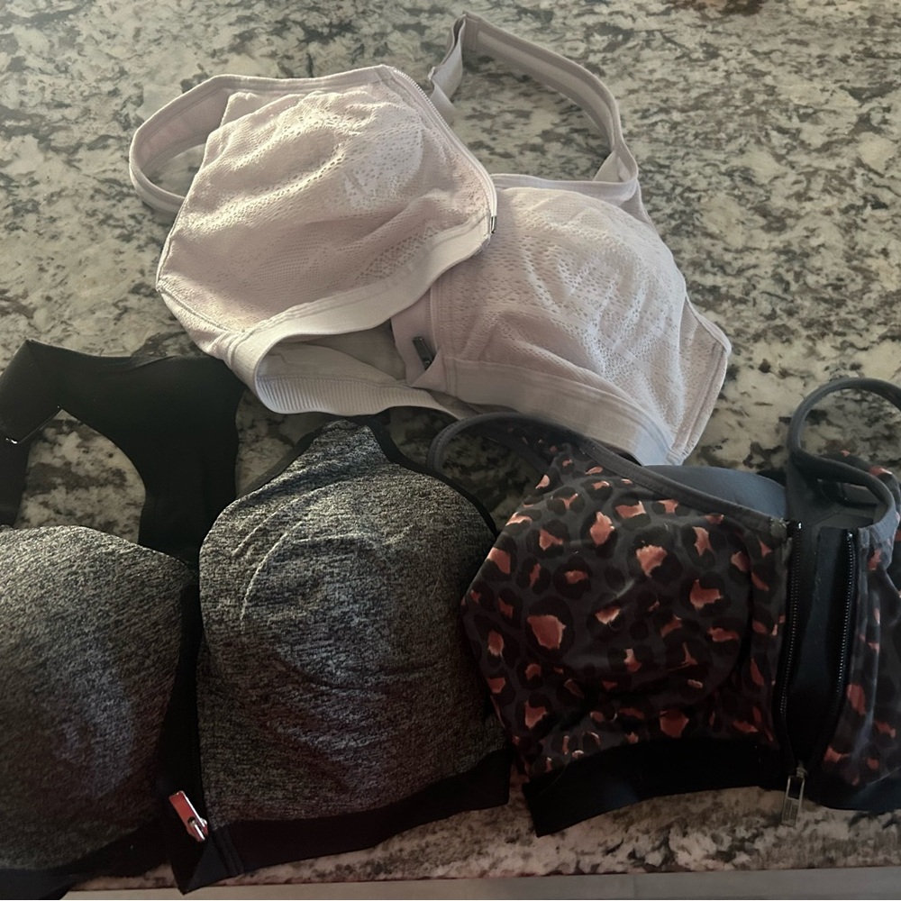 Set of 3 Victoria Secret high impact sports bras